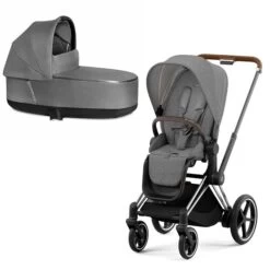 CYBEX E-Priam Kinderwagen Manhattan Grey Plus Gestell Wählbar New Generation -Cybex Geschäft cybex e priam kinderwagen manhattan grey