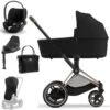 CYBEX E-PRIAM Kinderwagen Sepia Black Bundle New Generation Inkl. 8 Zubehörartikel -Cybex Geschäft cybex e priam kinderwagen sepia black bundle 1