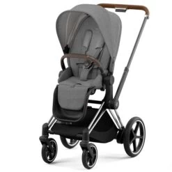 CYBEX E-PRIAM Sportwagen Manhattan Grey Plus Gestell Wählbar New Generation -Cybex Geschäft cybex e priam sportwagen manhattan grey
