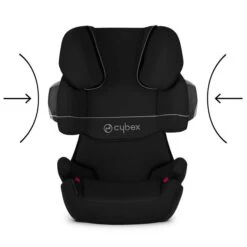 CYBEX Solution X2-Fix Kindersitz Pure Black Gruppe 2/3 -Cybex Geschäft solutionx2 fix lsp systemt screen hd 5