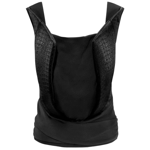 CYBEX Yema Tie Leather Babytrage Stardust Black 3 CYBEX Yema Tie Leather Babytrage Stardust Black